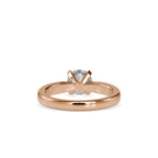 SKU: 0056 (18K) Classic Solitair Engagment Ring in Rose Gold.
