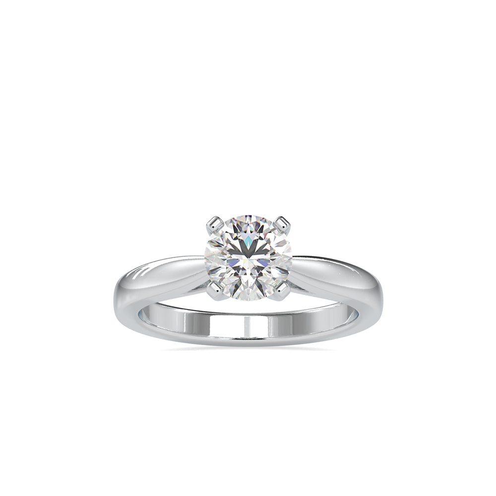 SKU: 0056 (18K) Classic Solitair Engagment Ring in Rose Gold.