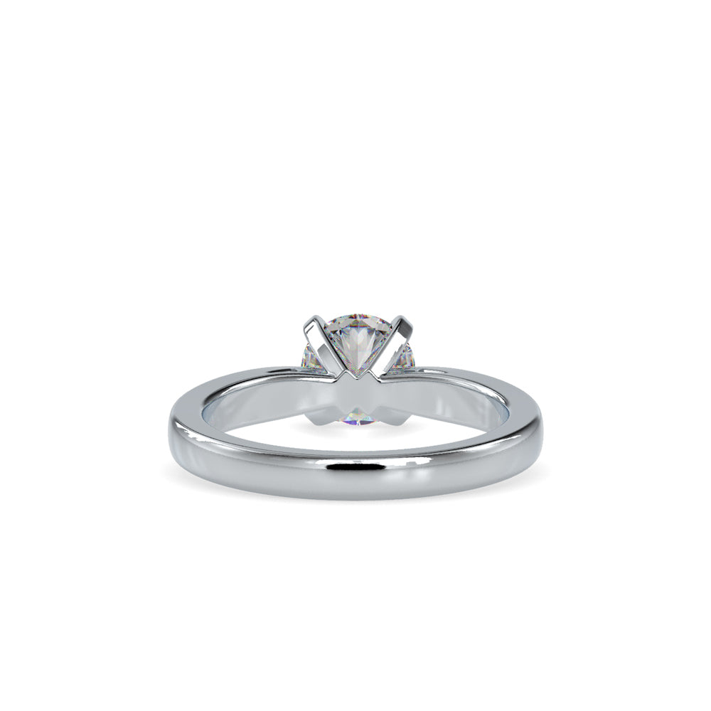 SKU: 0056 (14K) Classic Solitair Engagment Ring in Rose Gold.