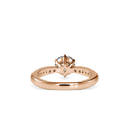 SKU: 0064 (22K) Classic Six-Prong Solitare Engagment Ring in Rose Gold.