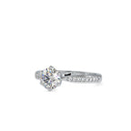 SKU: 0064 (10K) Classic Six-Prong Solitare Engagment Ring in Rose Gold.