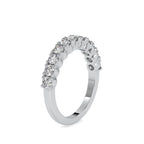 SKU: 0066 (22K) Ebracing Diamond Wedding Band In Rose Gold.