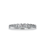 SKU: 0066 (14K) Ebracing Diamond Wedding Band In Rose Gold.