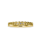 SKU: 0066 (10K) Ebracing Diamond Wedding Band In Rose Gold.