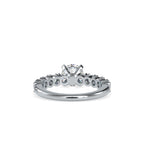 SKU: 0067 (22K) Embellished Solitaire Engagment Ring in Rose Gold.