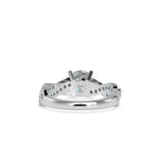 SKU: 0068 (14K) Twisted Shank Diamond Engagment Ring in Rose Gold.