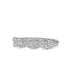SKU: 0069 (22K) Endless Sparkle Twist Band in Rose Gold.