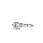 SKU: 0072 (14K) Classic Solitaire Ring With a Modern Twist in Rose Gold.