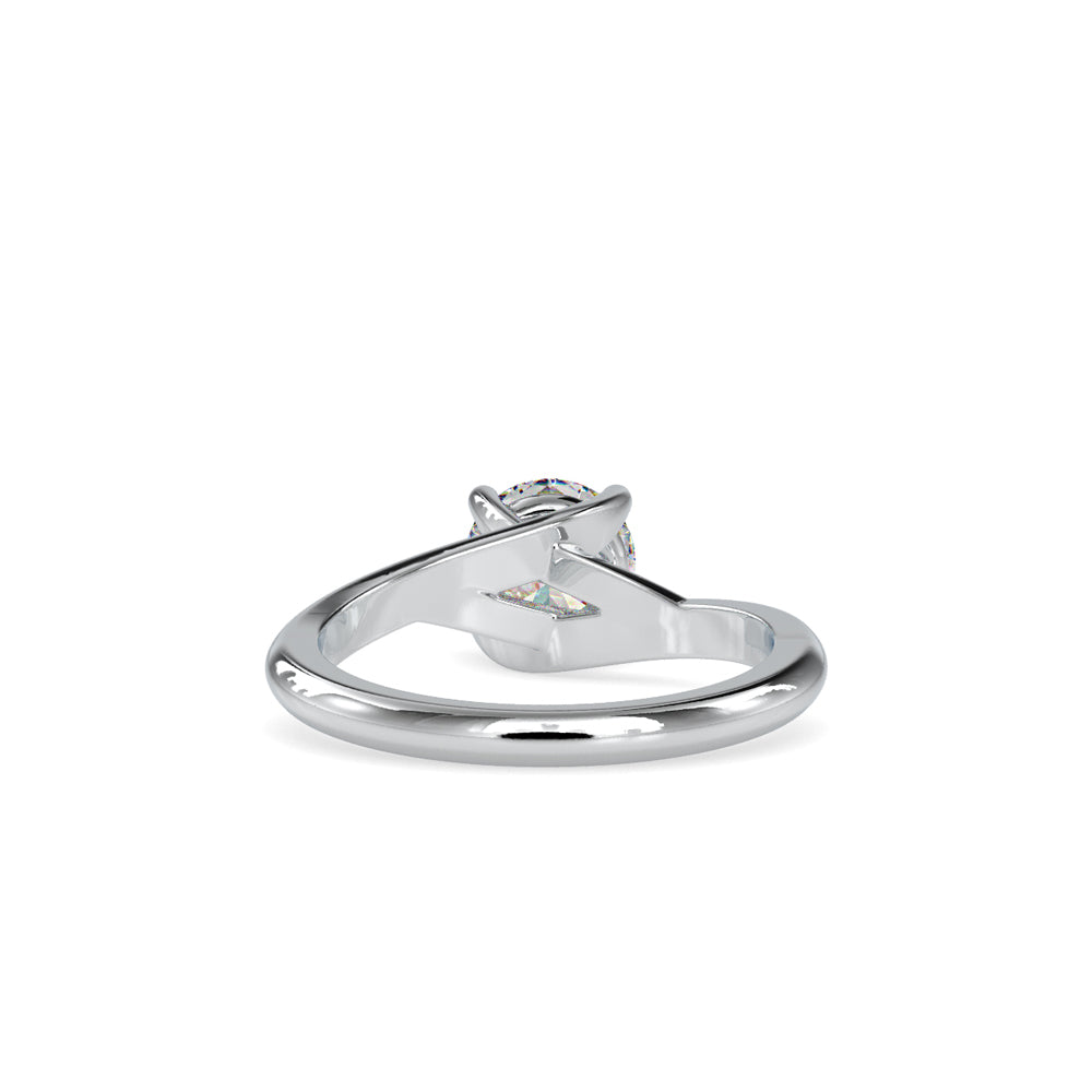 SKU: 0072 (10K) Classic Solitaire Ring With a Modern Twist in Rose Gold.