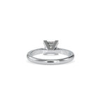 SKU: 0074 (22K) Classic Princess-cut Solitaire Ring Rose Gold.
