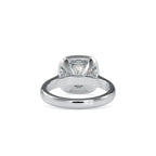 SKU: 0075 (22K) Sparkling Cushion Halo Engagment Ring Rose Gold.