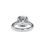 SKU: 0076 (22K) Sparkling Cushion Halo Engagment Ring Rose Gold.