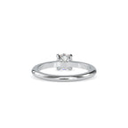 SKU: 0080 (18K) Classic four-Prong Solitaire Engagment Ring in Rose Gold.