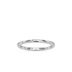 SKU: 0081 (14K) Dainty Diamond Wedding Band in Rose Gold.