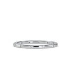 SKU: 0081 (14K) Dainty Diamond Wedding Band in Rose Gold.