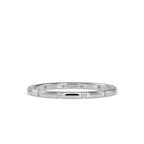 SKU: 0081 (10K) Dainty Diamond Wedding Band in Rose Gold.