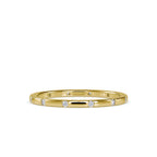 SKU: 0081 (14K) Dainty Diamond Wedding Band in Rose Gold.
