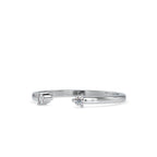 SKU: 0083 (10K) Dual stone Horseshoe Ring In Rose Gold.
