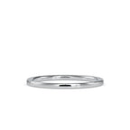 SKU: 0084 (10K) Dainty Diamond Bead-setting Wedding Band in Rose Gold.