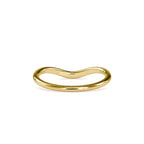 SKU: 0086 (22K) The Chevron Band in Rose Gold.
