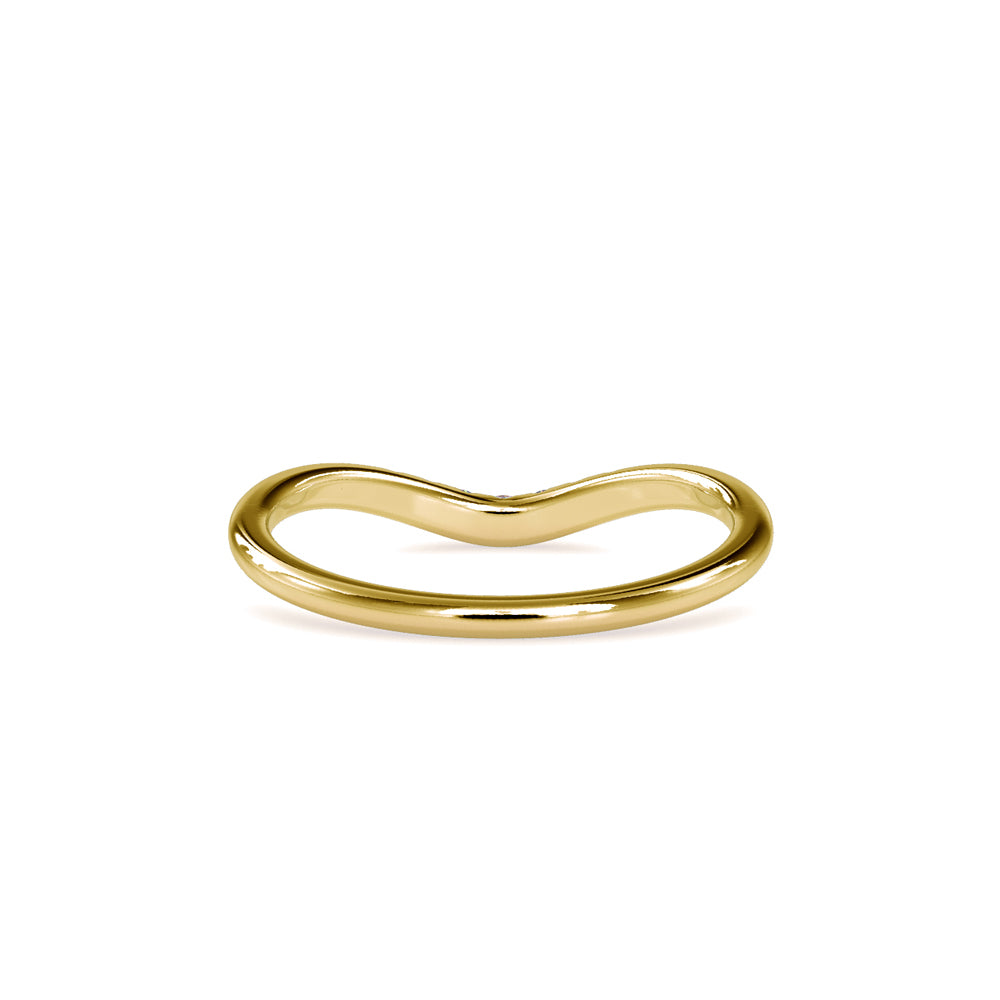 SKU: 0086 (22K) The Chevron Band in Rose Gold.