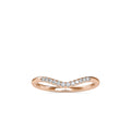 SKU: 0087 (22K) The Chevron Band in Rose Gold.
