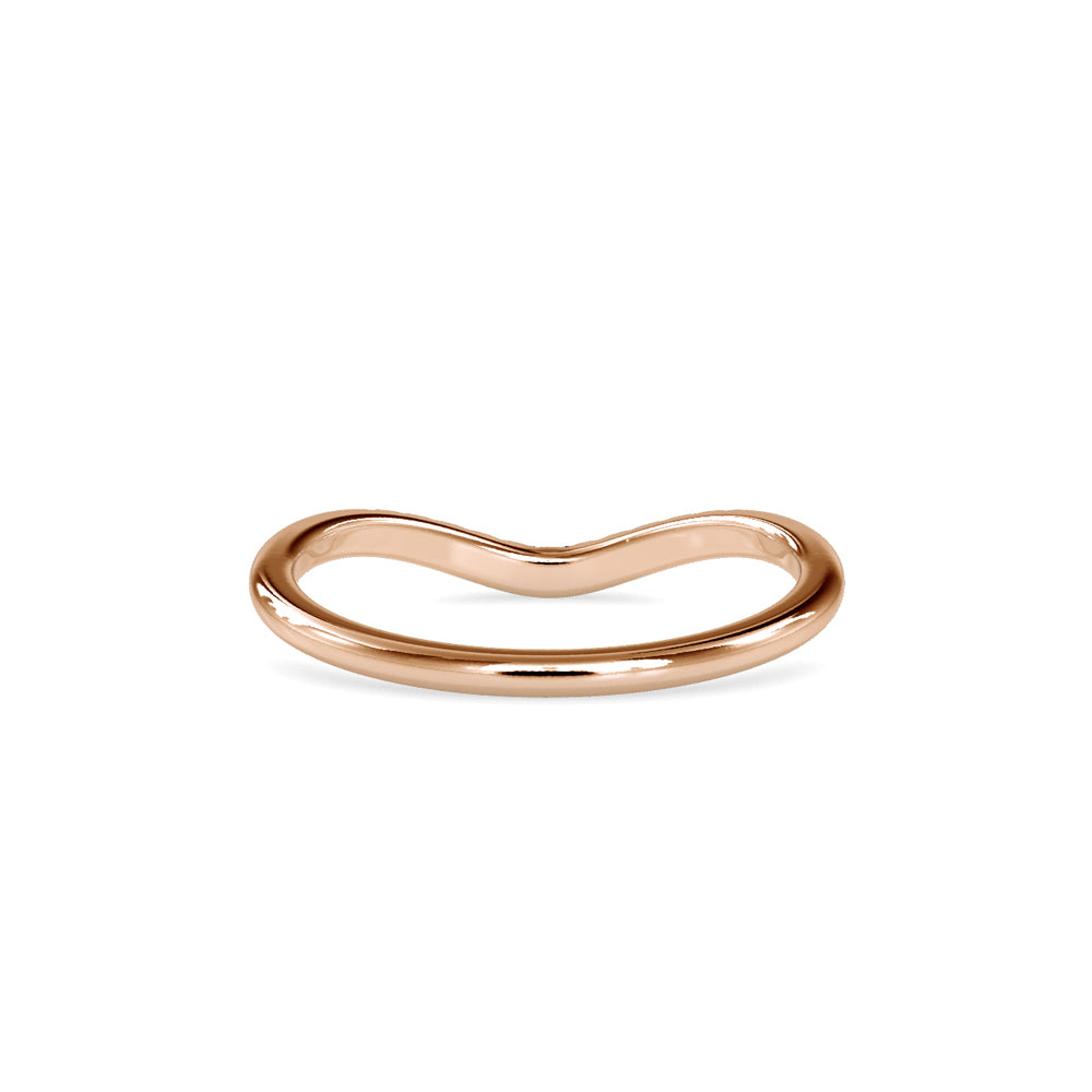 SKU: 0087 (22K) The Chevron Band in Rose Gold.