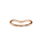 SKU: 0087 (22K) The Chevron Band in Rose Gold.