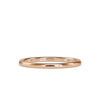 SKU: 0088 (14K) Petite Diamond Wedding Band in Rose Gold.