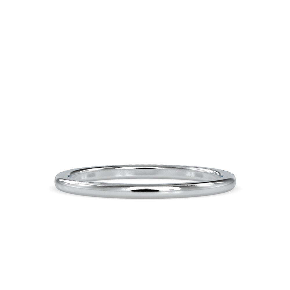 SKU: 0088 (18K) Petite Diamond Wedding Band in Rose Gold.