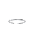SKU: 0089 (22K) Petite Rope Ring in Rose Gold.
