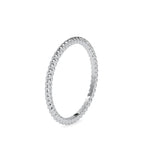 SKU: 0089 (18K) Petite Rope Ring in Rose Gold.