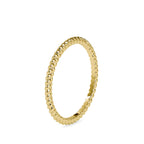 SKU: 0089 (14K) Petite Rope Ring in Rose Gold.
