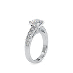 SKU: 0096 (22K) Fancy Solitaire Engagment Ring in Rose Gold.