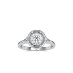 SKU: 0104 (14K) Bezel-set Intricacy Ring In Rose Gold.