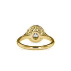 SKU: 0104 (22K) Bezel-set Intricacy Ring In Rose Gold.