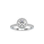 SKU: 0108 (18K) Vintage-inspired Radiant Halo Engagment Ring in Rose Gold.