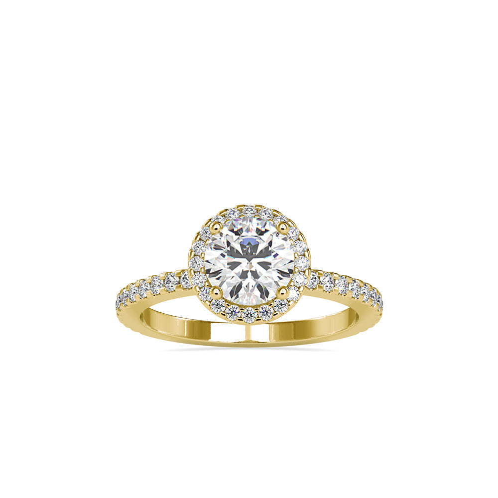 SKU: 0108 (22K) Vintage-inspired Radiant Halo Engagment Ring in Rose Gold.