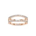SKU: 0116 (10K) Diamond Ring Jacket Enhancer in Rose Gold.