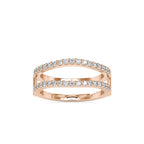 SKU: 0116 (10K) Diamond Ring Jacket Enhancer in Rose Gold.