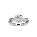 SKU: 0118 (18K) Twisted Shank Solitaire Engagment Ring in Rose Gold.