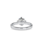 SKU: 0124 (18K) Knotted-Prong Solitaire Engagment Ring in Rose Gold.