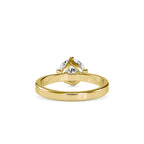 SKU: 0124 (22K) Knotted-Prong Solitaire Engagment Ring in Rose Gold.