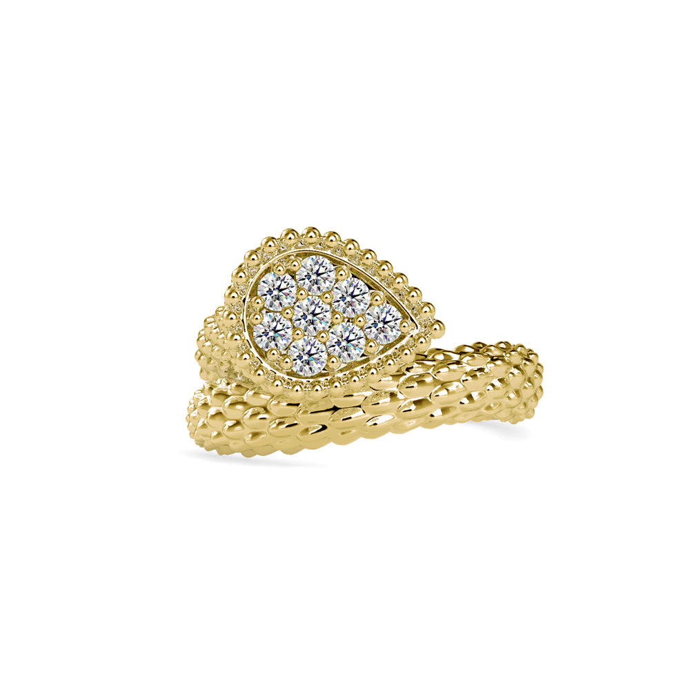 SKU: 0125 (14K) Boucheron serpent Bohome Ring in Rose Gold.
