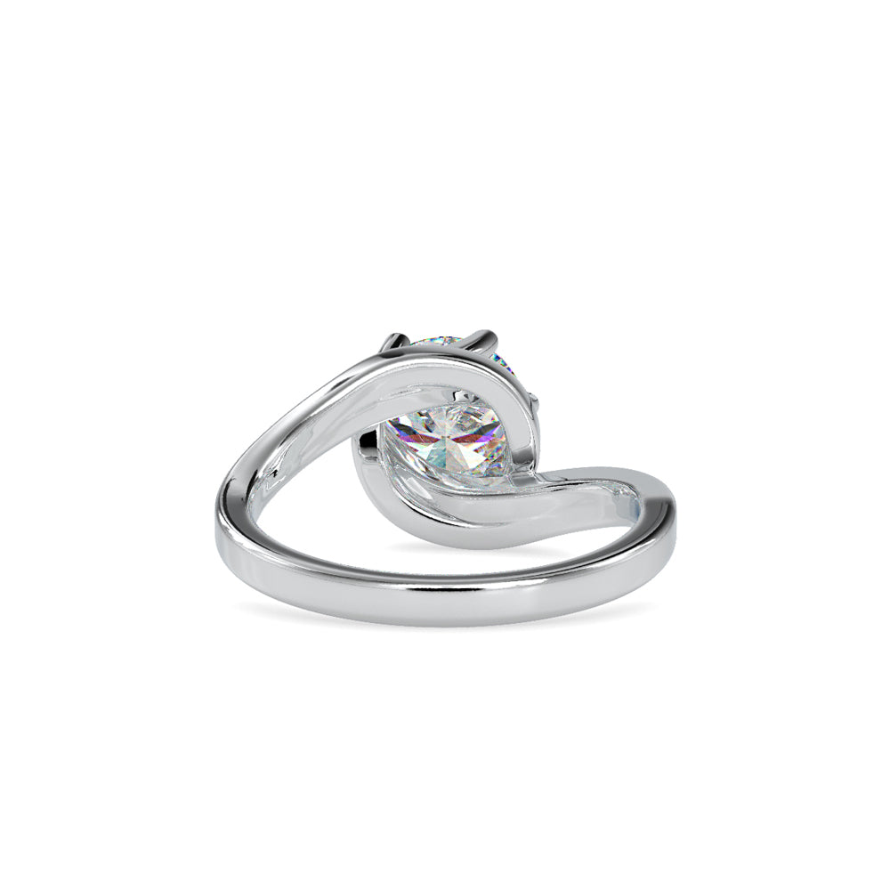 SKU: 0126 (10K) Six-Prong Solitaire Engagment Ring in Rose Gold.