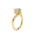 SKU: 0126 (22K) Six-Prong Solitaire Engagment Ring in Rose Gold.