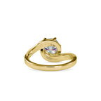 SKU: 0126 (18K) Six-Prong Solitaire Engagment Ring in Rose Gold.