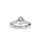 SKU: 0129 (14K) Lotus Flower-setting  Engagment Ring in Rose Gold.