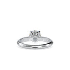 SKU: 0136 (10K) Fancy Lotus petal-Setting Engagment Ring in Rose Gold.