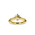 SKU: 0143 (14K) Classic Four-Prongs Solitaire Engagment Ring in Rose Gold.